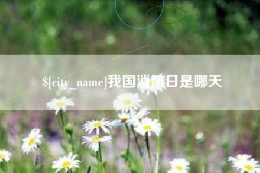 弥勒我国消防日是哪天