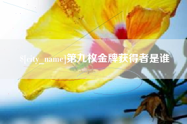弥勒第九枚金牌获得者是谁