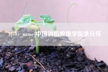 弥勒中国消防救援学院录分线