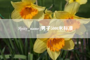 弥勒男子5000米标准