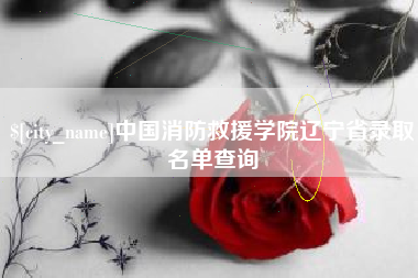 弥勒中国消防救援学院辽宁省录取名单查询