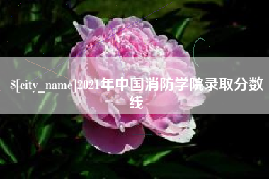 弥勒2021年中国消防学院录取分数线