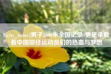 弥勒男子5000米全国记录-更是承载着中国田径运动员们的热血与梦想