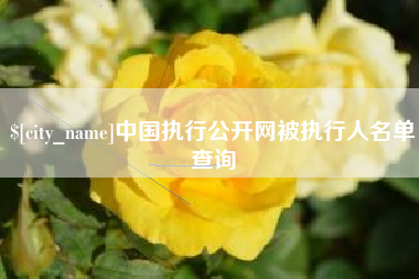 弥勒中国执行公开网被执行人名单查询