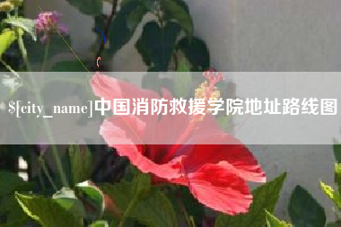 弥勒中国消防救援学院地址路线图