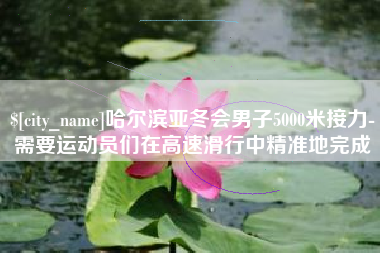 弥勒哈尔滨亚冬会男子5000米接力-需要运动员们在高速滑行中精准地完成