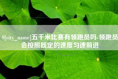 弥勒五千米比赛有领跑员吗-领跑员会按照既定的速度匀速前进