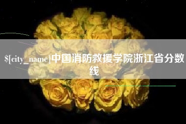 弥勒中国消防救援学院浙江省分数线