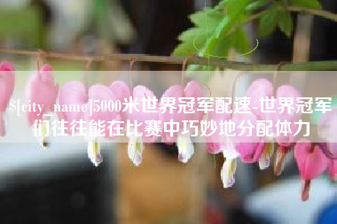 弥勒5000米世界冠军配速-世界冠军们往往能在比赛中巧妙地分配体力