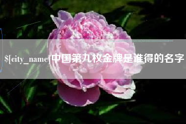 弥勒中国第九枚金牌是谁得的名字