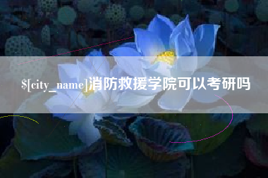 弥勒消防救援学院可以考研吗