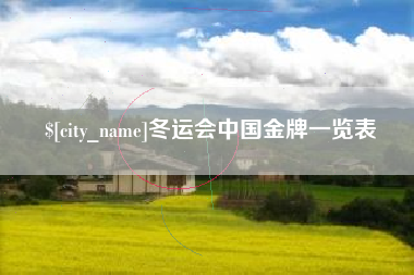 弥勒冬运会中国金牌一览表
