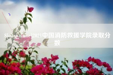 弥勒2021中国消防救援学院录取分数
