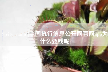 弥勒中国执行信息公开网官网app为什么要钱呢