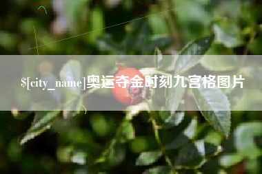 弥勒奥运夺金时刻九宫格图片